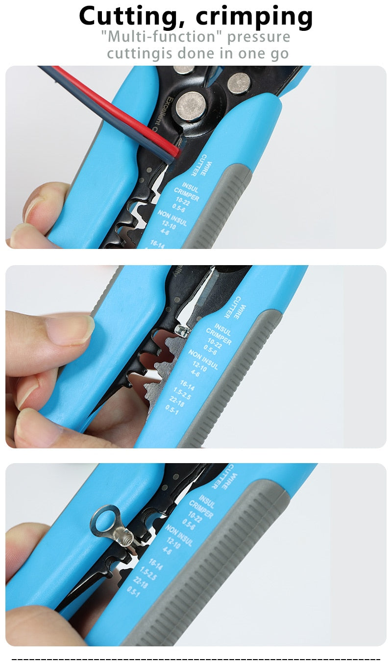Crimper Cable Cutter Automatic Wire Stripper Multifunctional Stripping Tools - KiwisLove