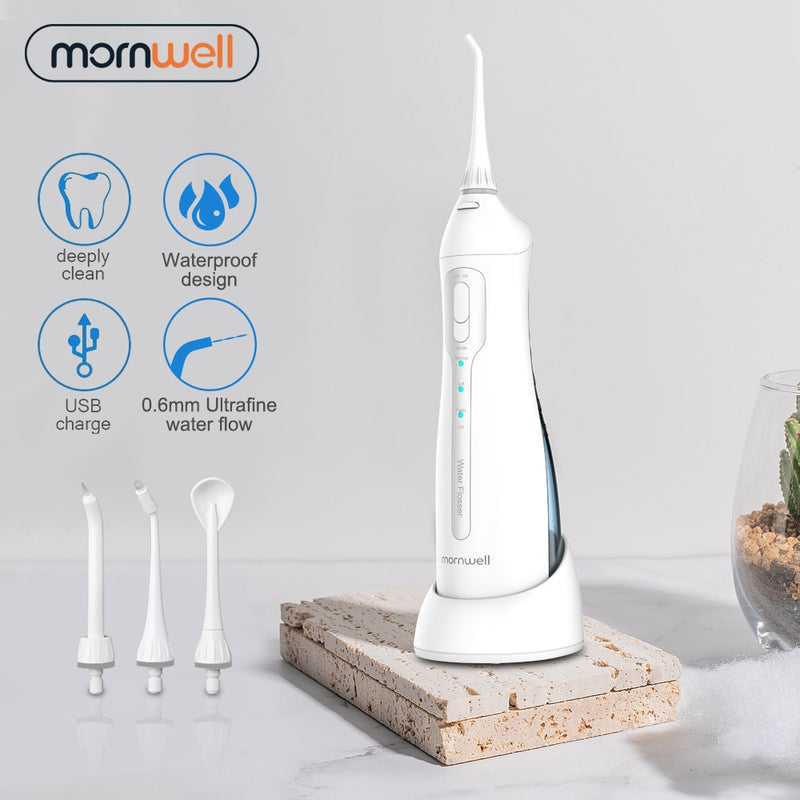 Mornwell Water Flosser Oral Irrigator  Portable Dental water jet - KiwisLove