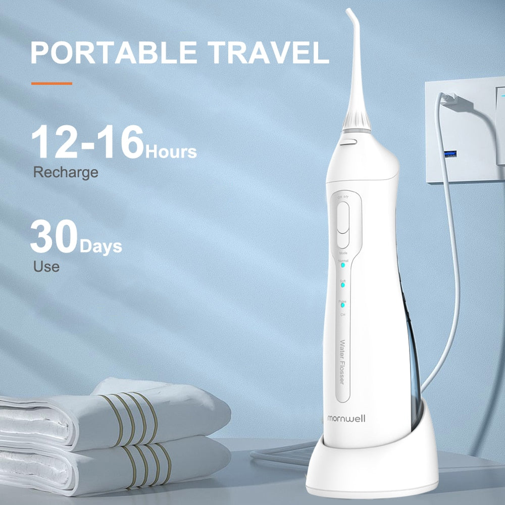 Mornwell Water Flosser Oral Irrigator  Portable Dental water jet - KiwisLove