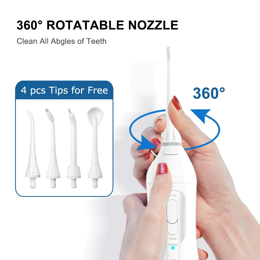 Mornwell Water Flosser Oral Irrigator  Portable Dental water jet - KiwisLove