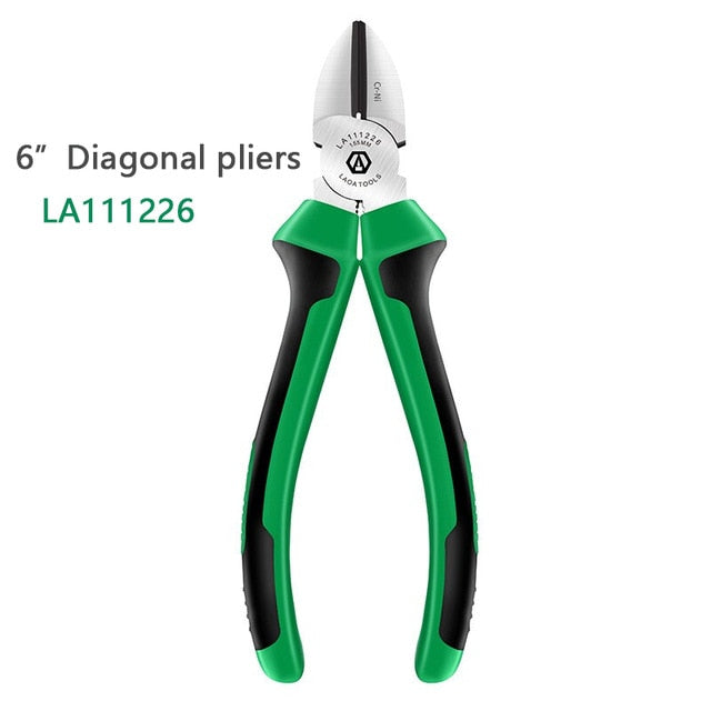LAOA 6inch 7inch Diagonal Cutting Pliers  Electrician's Wire Stripping Pliers - KiwisLove