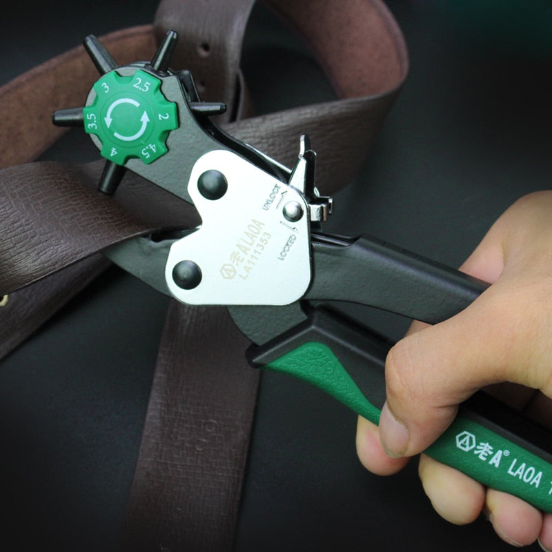 LAOA Leather Punching Plier Belt punch High Quality Professional Punching - KiwisLove