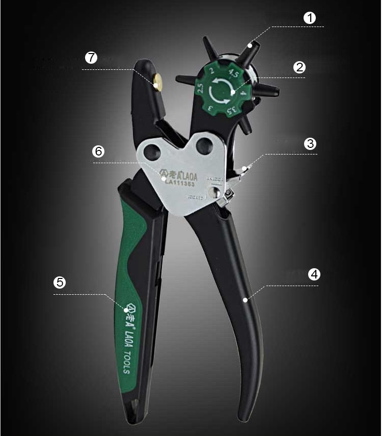LAOA Leather Punching Plier Belt punch High Quality Professional Punching - KiwisLove