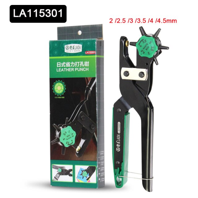 LAOA Leather Punching Plier Belt punch High Quality Professional Punching - KiwisLove