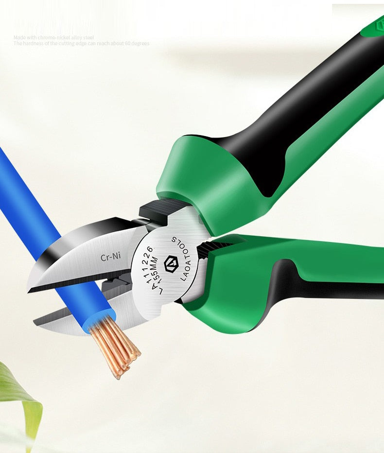 LAOA 6inch 7inch Diagonal Cutting Pliers  Electrician's Wire Stripping Pliers - KiwisLove