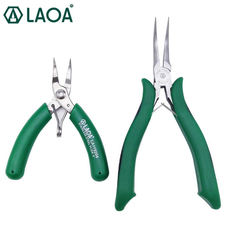 LAOA Mini Curved Nose Pliers  Jewelry repair Bent nose Plier nippers - KiwisLove