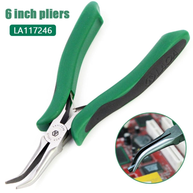 LAOA Mini Curved Nose Pliers  Jewelry repair Bent nose Plier nippers - KiwisLove