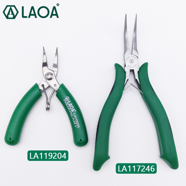 LAOA Mini Curved Nose Pliers  Jewelry repair Bent nose Plier nippers - KiwisLove