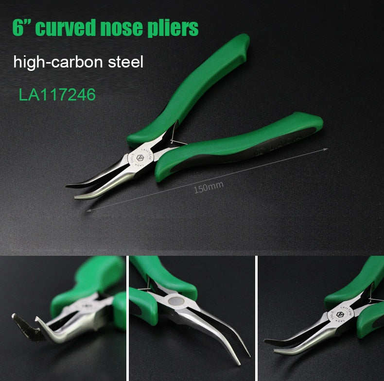 LAOA Mini Curved Nose Pliers  Jewelry repair Bent nose Plier nippers - KiwisLove