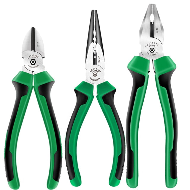 LAOA Industrial Wire Cutters Cr-Ni Fishing Pliers Electrician Tools Diagonal - KiwisLove