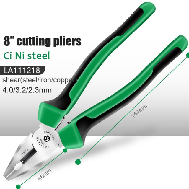 LAOA Industrial Wire Cutters Cr-Ni Fishing Pliers Electrician Tools Diagonal - KiwisLove