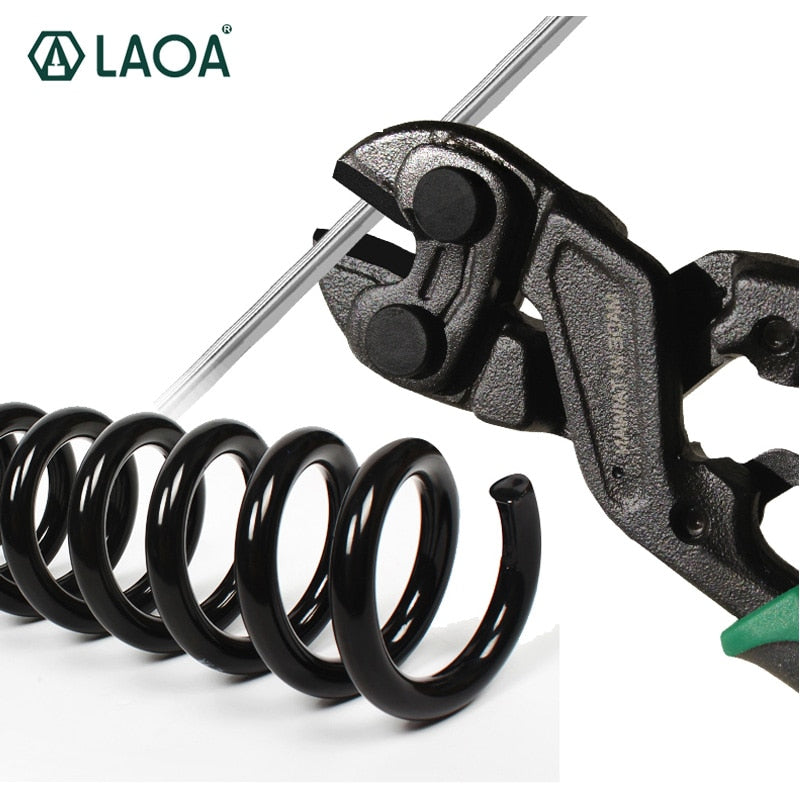 LAOA 8" Bolt Clipper Cr-Mo Steel Wire Cutters Labor Saving Wire Pliers Round Nose Scissors - KiwisLove