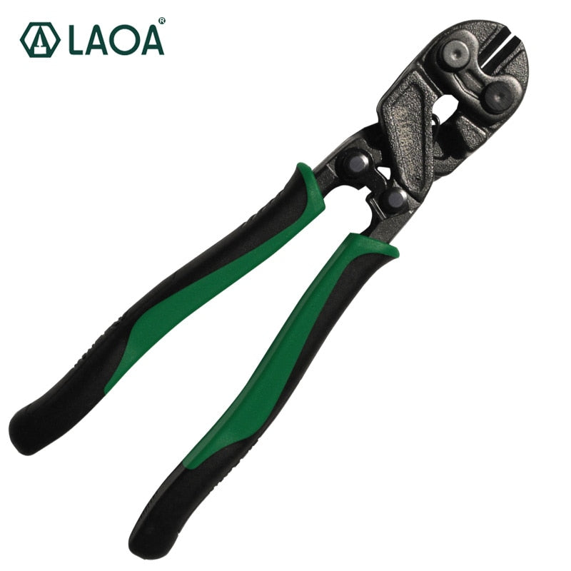 LAOA 8" Bolt Clipper Cr-Mo Steel Wire Cutters Labor Saving Wire Pliers Round Nose Scissors - KiwisLove