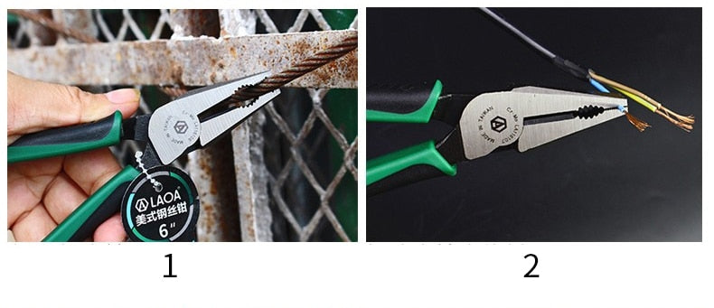 LAOA 7inch Water Pump Pliers 6inch Wire Cutter Household Pliers Set - KiwisLove