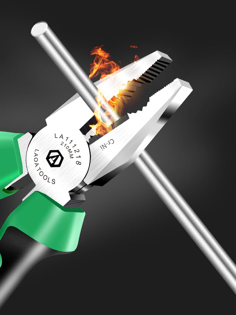 LAOA Industrial Wire Cutters Cr-Ni Fishing Pliers Electrician Tools Diagonal - KiwisLove