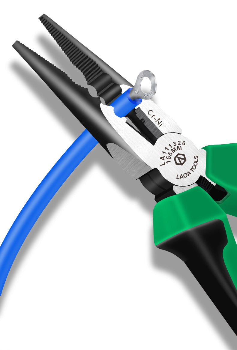 LAOA Industrial Wire Cutters Cr-Ni Fishing Pliers Electrician Tools Diagonal - KiwisLove