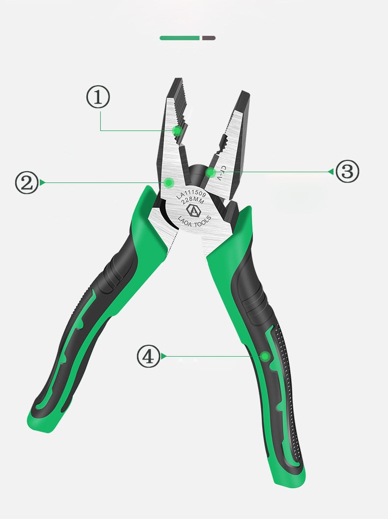 LAOA 9inch Industrial Cutting Pliers Save Effort Diagonal Pliers Electrician - KiwisLove