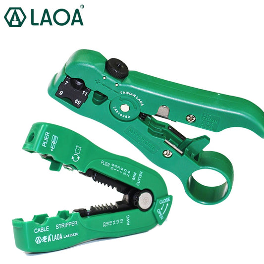 LAOA Multifunctional Wire Stripper Coaxial Cable Stripper Network Stripping Tool Electrical stripper tool - KiwisLove