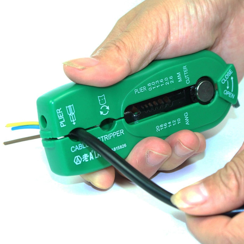LAOA Multifunctional Wire Stripper Coaxial Cable Stripper Network Stripping Tool Electrical stripper tool - KiwisLove