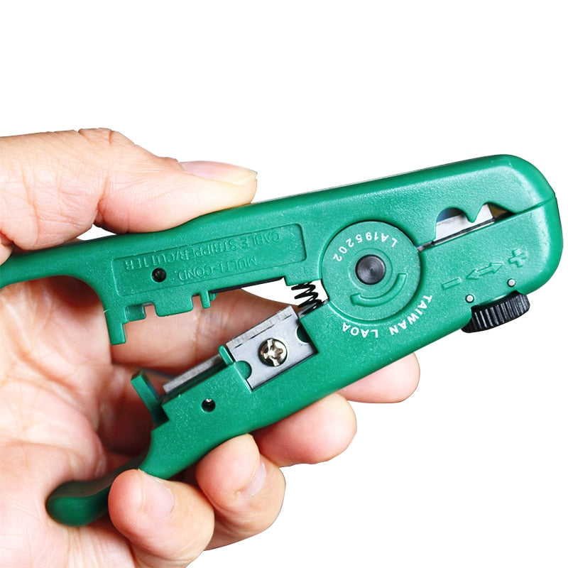 LAOA Multifunctional Wire Stripper Coaxial Cable Stripper Network Stripping Tool Electrical stripper tool - KiwisLove