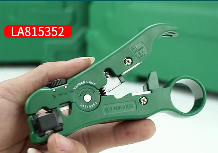 LAOA Multifunctional Wire Stripper Coaxial Cable Stripper Network Stripping Tool Electrical stripper tool - KiwisLove