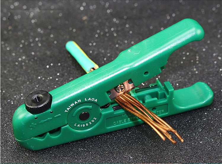 LAOA Multifunctional Wire Stripper Coaxial Cable Stripper Network Stripping Tool Electrical stripper tool - KiwisLove