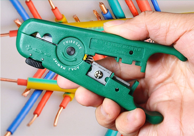 LAOA Multifunctional Wire Stripper Coaxial Cable Stripper Network Stripping Tool Electrical stripper tool - KiwisLove