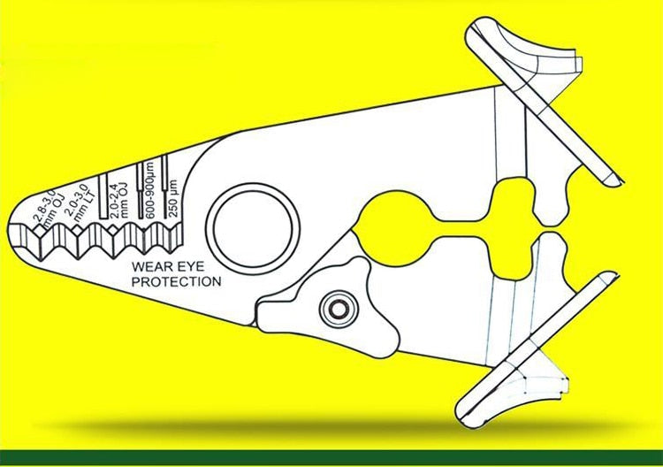 LAOA Fiber Stripping Pliers Miller Plier Fiber Coating Professional cable pliers - KiwisLove