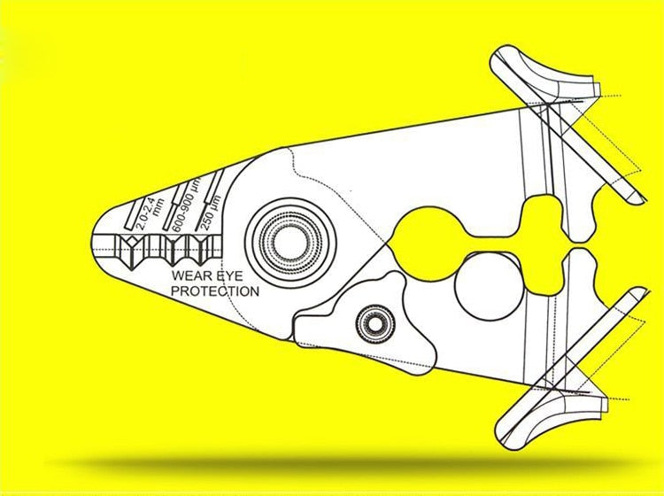 LAOA Fiber Stripping Pliers Miller Plier Fiber Coating Professional cable pliers - KiwisLove