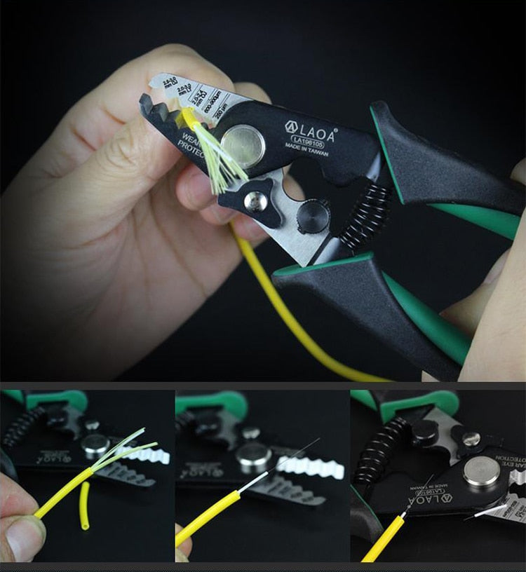 LAOA Fiber Stripping Pliers Miller Plier Fiber Coating Professional cable pliers - KiwisLove
