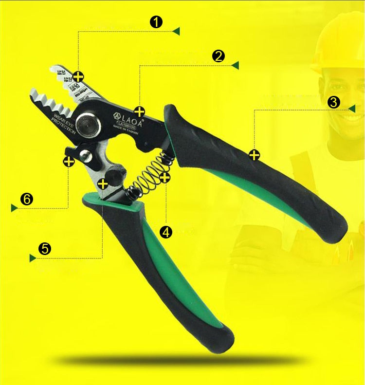 LAOA Fiber Stripping Pliers Miller Plier Fiber Coating Professional cable pliers - KiwisLove
