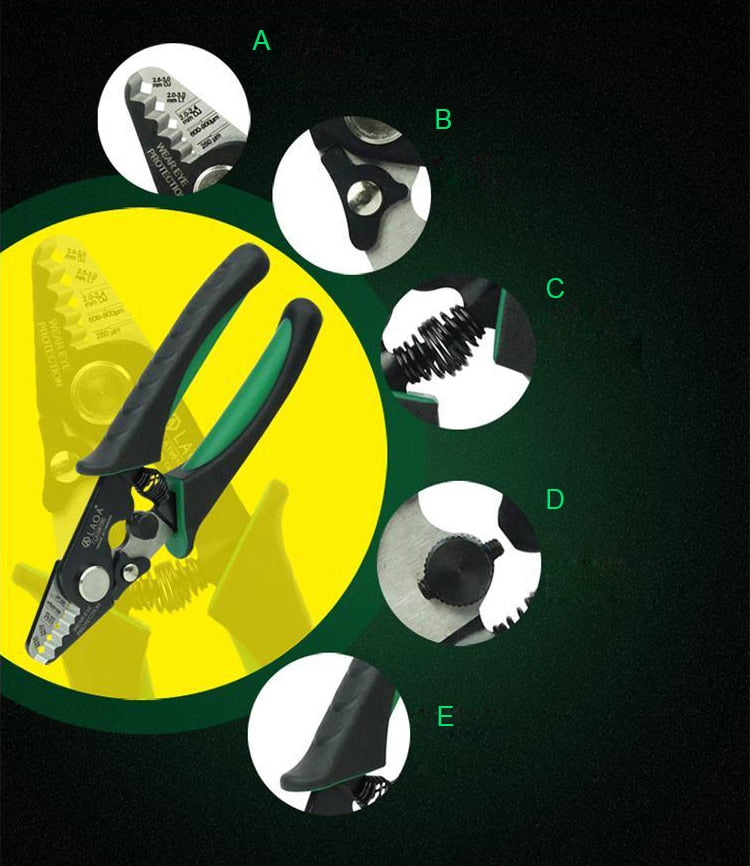 LAOA Fiber Stripping Pliers Miller Plier Fiber Coating Professional cable pliers - KiwisLove