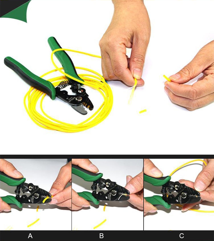 LAOA Fiber Stripping Pliers Miller Plier Fiber Coating Professional cable pliers - KiwisLove