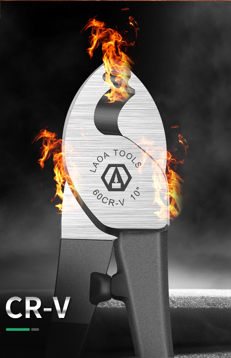 LAOA Multifunction Cable Cutter Wire Strippers CR-V Electrical Cutting Tool 6inch 8inch 10inch Cable Shear Pliers - KiwisLove