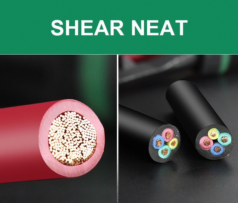 LAOA Multifunction Cable Cutter Wire Strippers CR-V Electrical Cutting Tool 6inch 8inch 10inch Cable Shear Pliers - KiwisLove