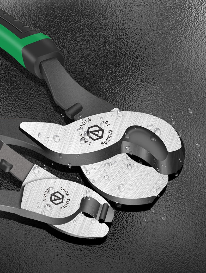 LAOA Multifunction Cable Cutter Wire Strippers CR-V Electrical Cutting Tool 6inch 8inch 10inch Cable Shear Pliers - KiwisLove
