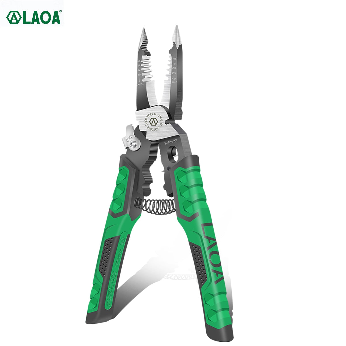 LAOA 9Inch Electrician Pliers Large Needle Nose Pliers for Wire Stripping 9in1 - KiwisLove