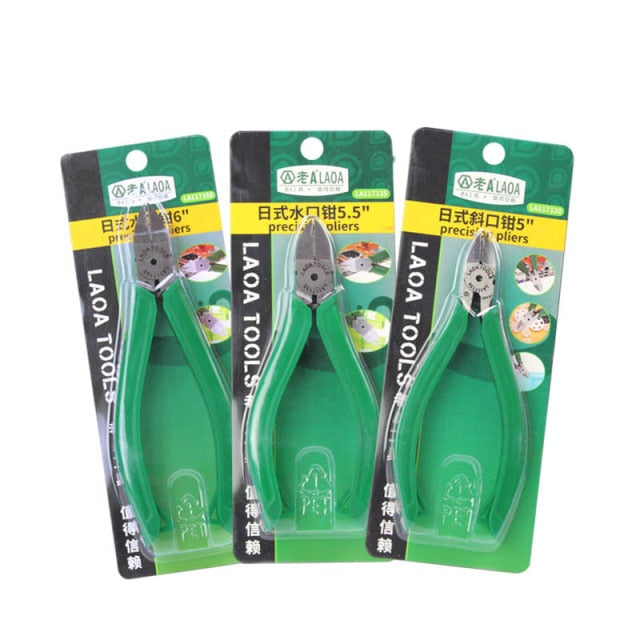 LAOA Plastic Nippers Pliers Soft Handle Diagonal  Electrical Wire Cutting - KiwisLove