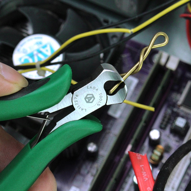 LAOA Mini Pliers Long Nose Pliers Round Flat Nose Nippers Wire Cutter - KiwisLove