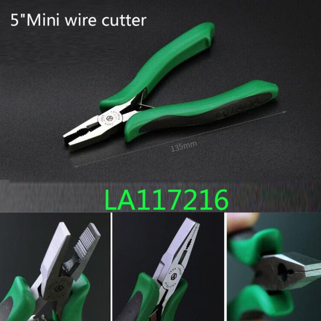 LAOA Mini Pliers Long Nose Pliers Round Flat Nose Nippers Wire Cutter - KiwisLove