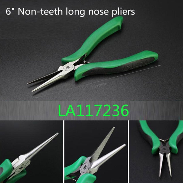 LAOA Mini Pliers Long Nose Pliers Round Flat Nose Nippers Wire Cutter - KiwisLove