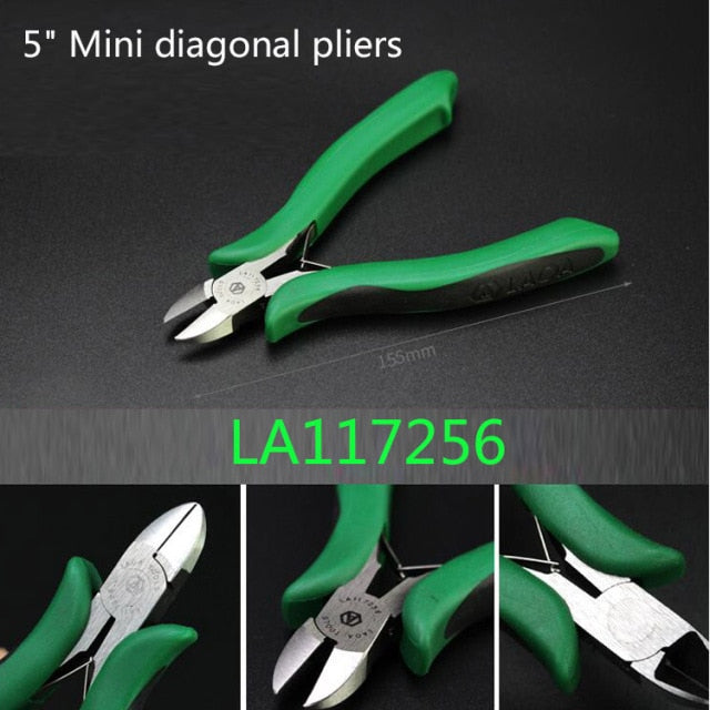 LAOA Mini Pliers Long Nose Pliers Round Flat Nose Nippers Wire Cutter - KiwisLove
