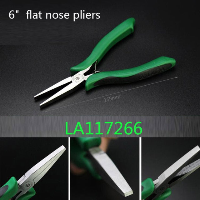 LAOA Mini Pliers Long Nose Pliers Round Flat Nose Nippers Wire Cutter - KiwisLove