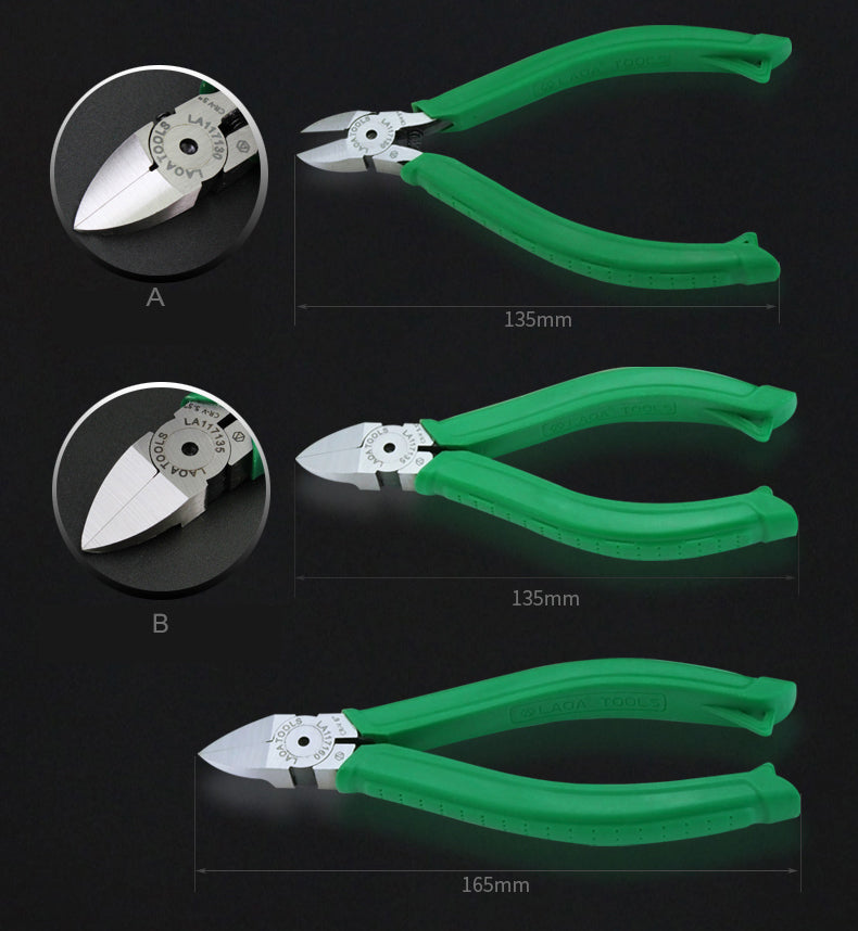 LAOA Plastic Nippers Pliers Soft Handle Diagonal  Electrical Wire Cutting - KiwisLove