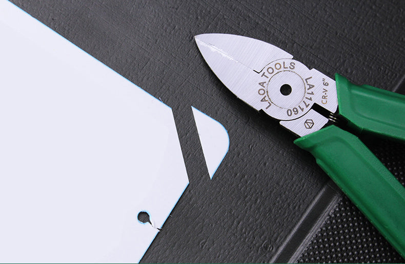 LAOA Plastic Nippers Pliers Soft Handle Diagonal  Electrical Wire Cutting - KiwisLove