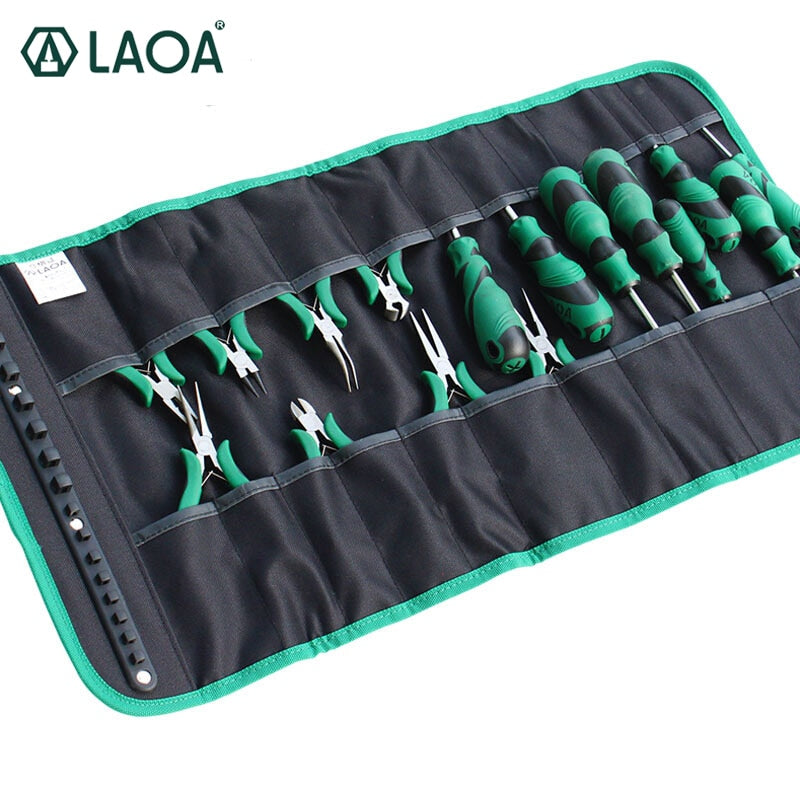 LAOA Oxford Tool Bag Screwdrivers Toolkit Mini Pliers Electrician Workbag - KiwisLove