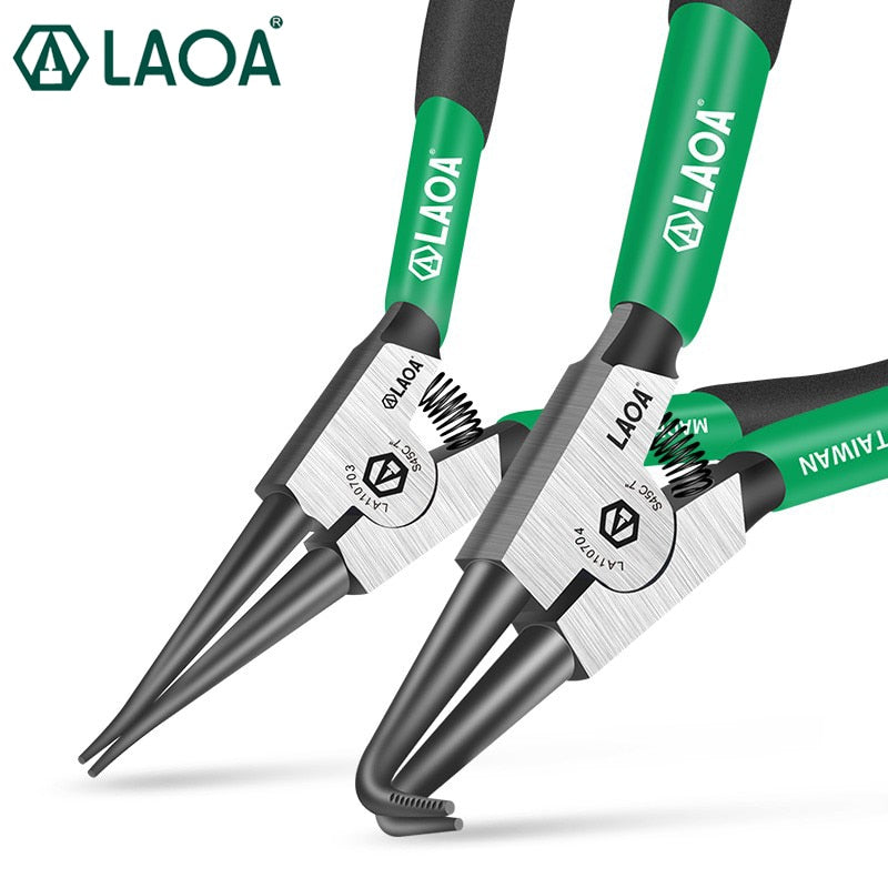 LAOA 5inch 7inch Circlip Pliers Snap Ring Circlip Pliers Spring Clamp - KiwisLove