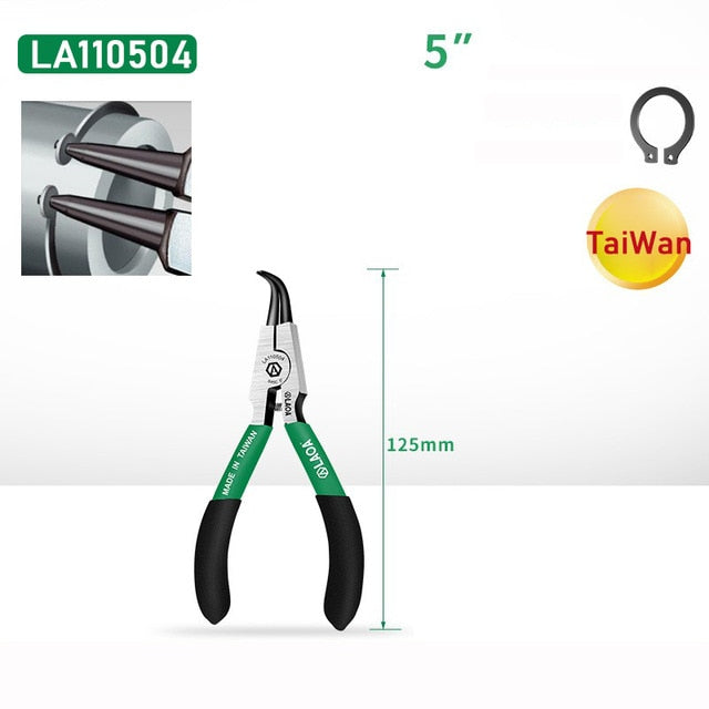 LAOA 5inch 7inch Circlip Pliers Snap Ring Circlip Pliers Spring Clamp - KiwisLove