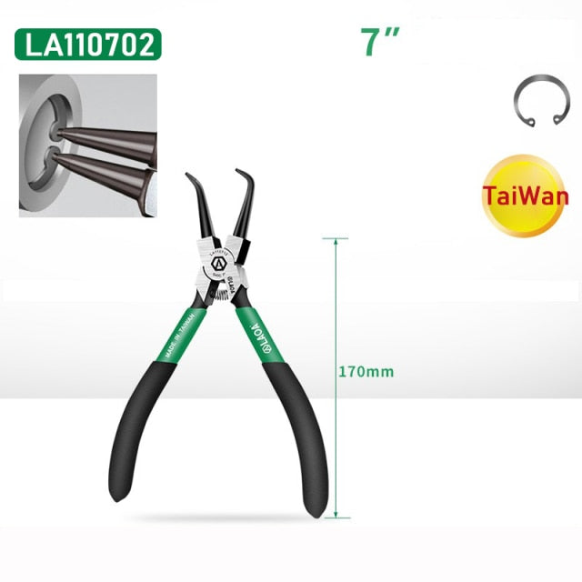 LAOA 5inch 7inch Circlip Pliers Snap Ring Circlip Pliers Spring Clamp - KiwisLove