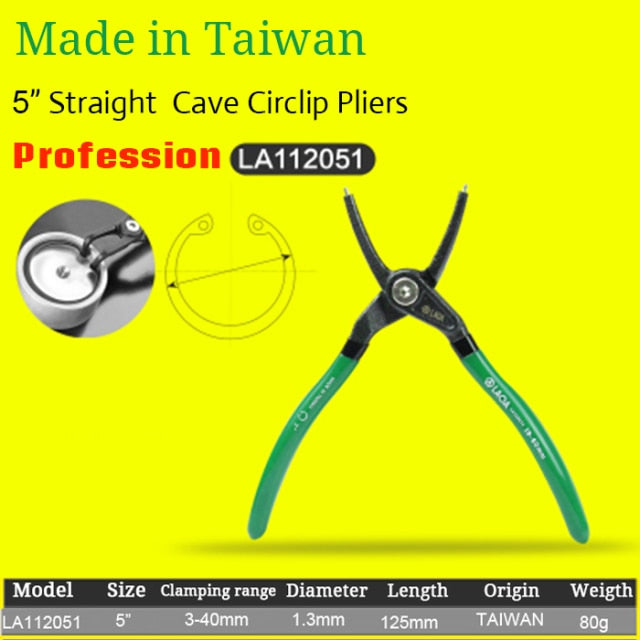 LAOA 5/7 inch Circlip Plier Shaft Clamp Ring pliers Retainer pliers - KiwisLove